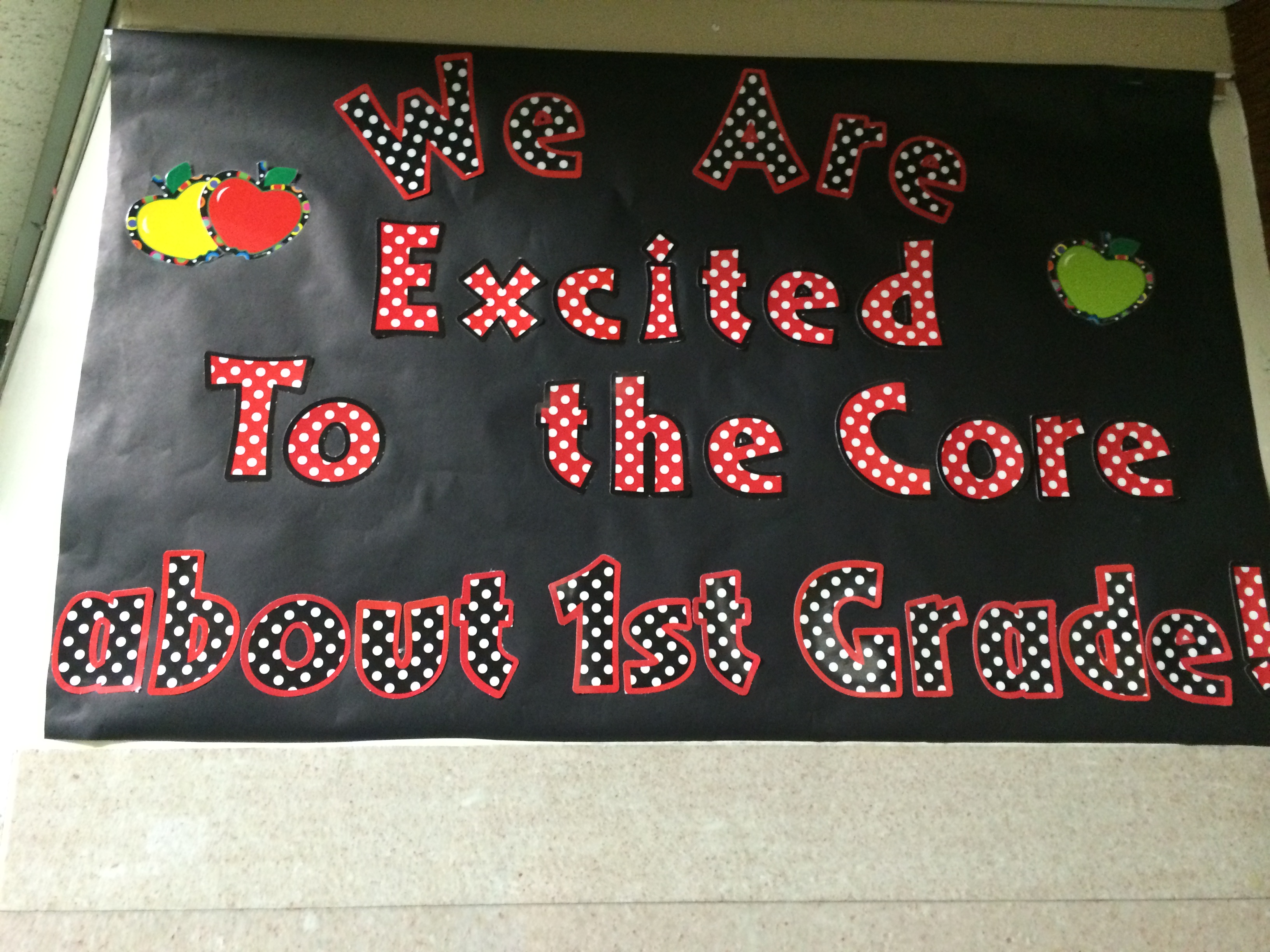 Excited to the Core in First Grade 